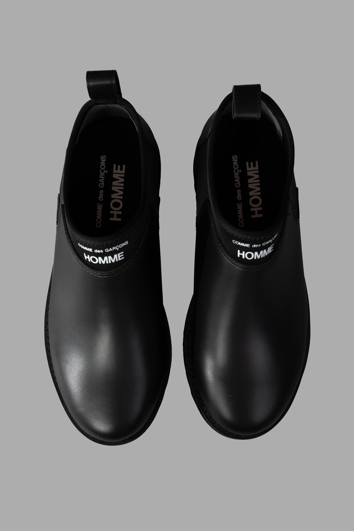 Logo Leather Boots