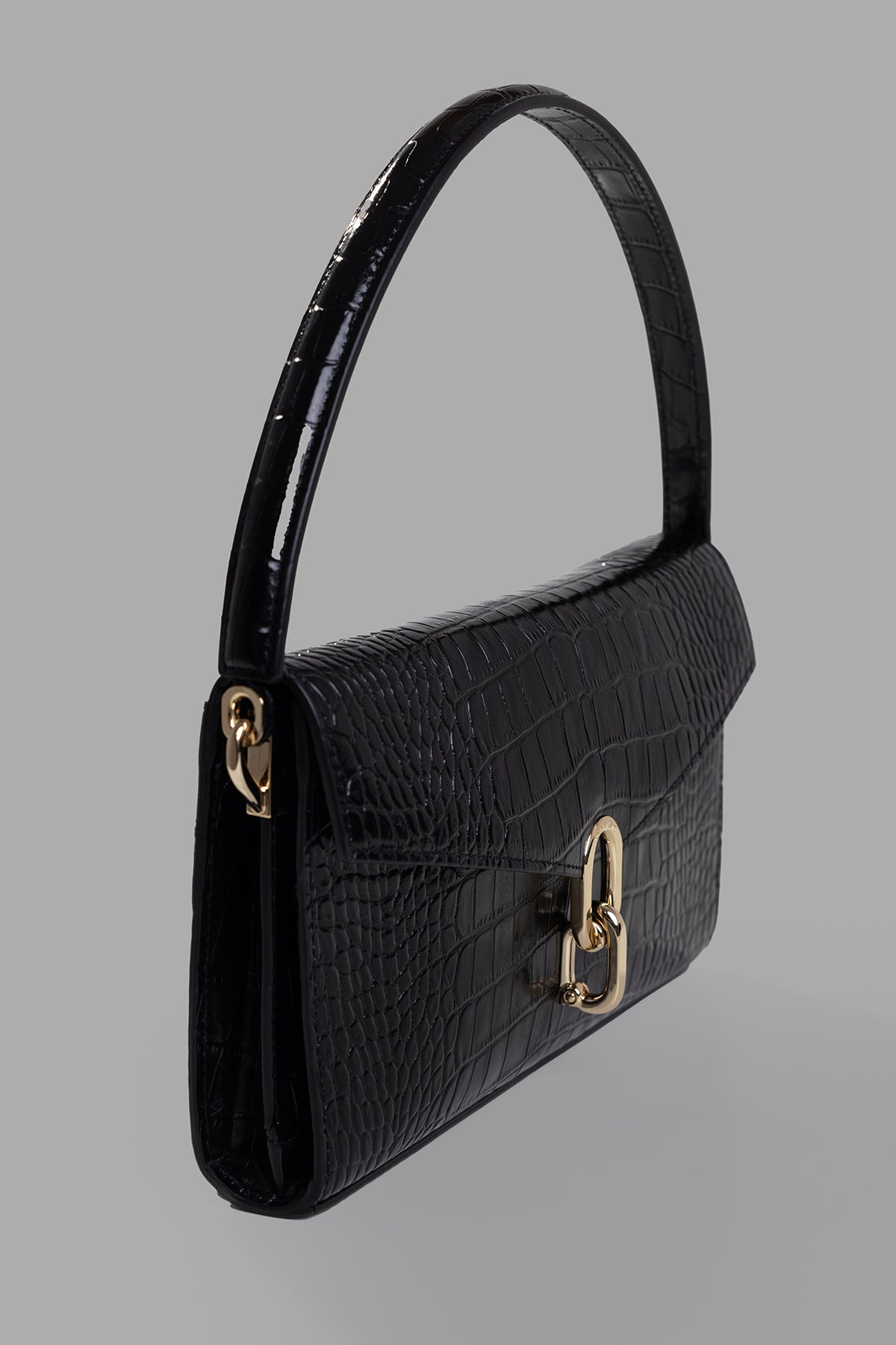 Colette Croc Leather Bag