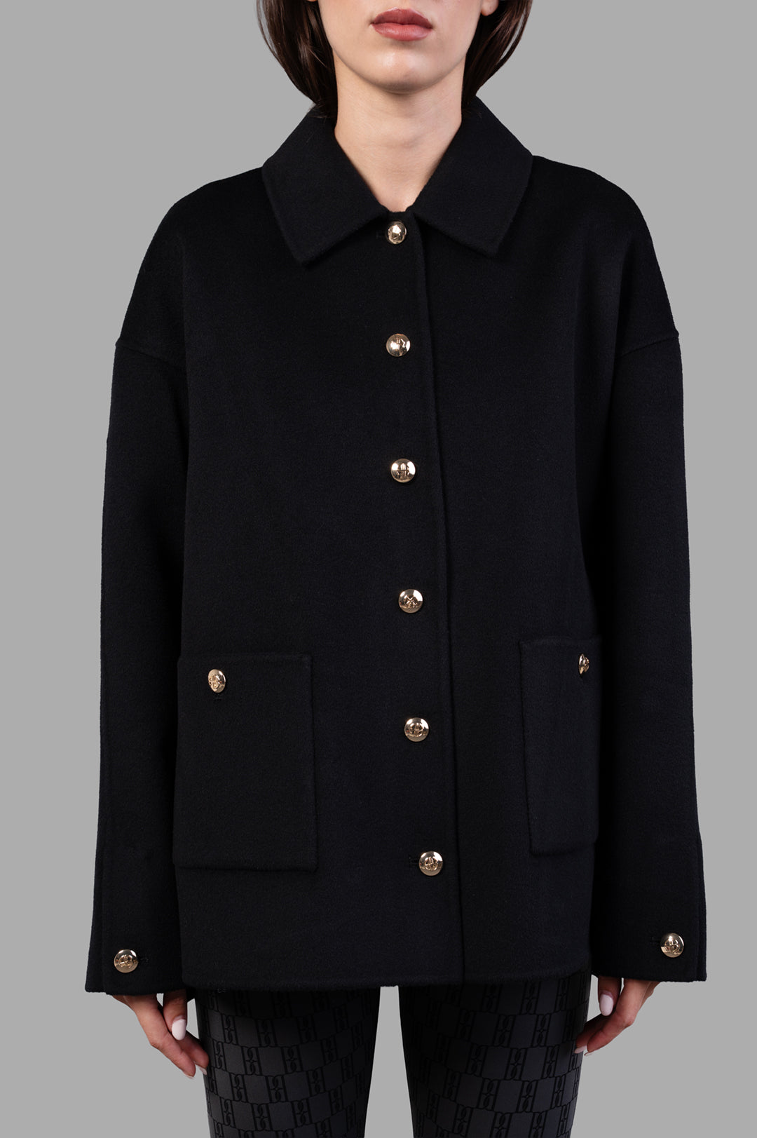 Luca Jacket in Black Cashmere