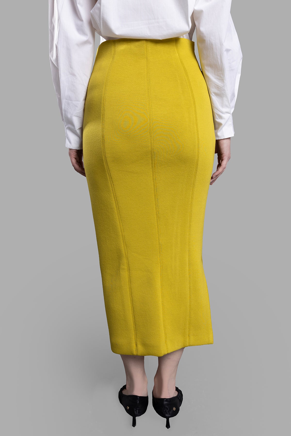 Midi Scuba Skirt