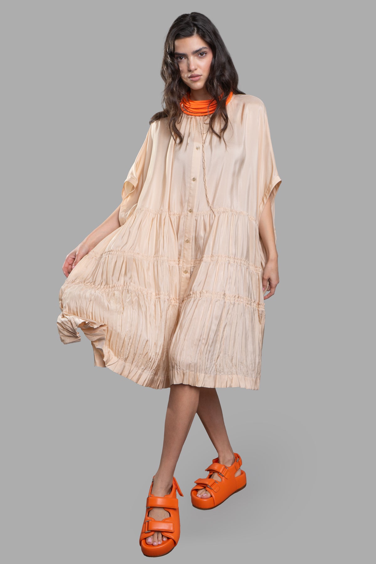 Silk Habotai Dress