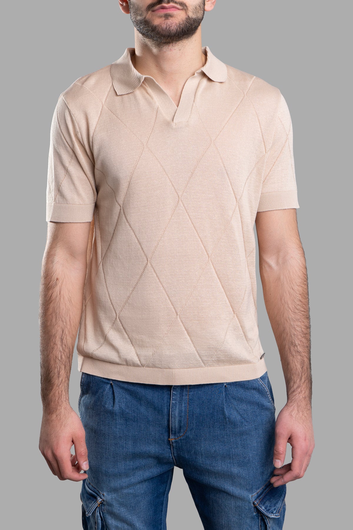 Knit Polo Shirt