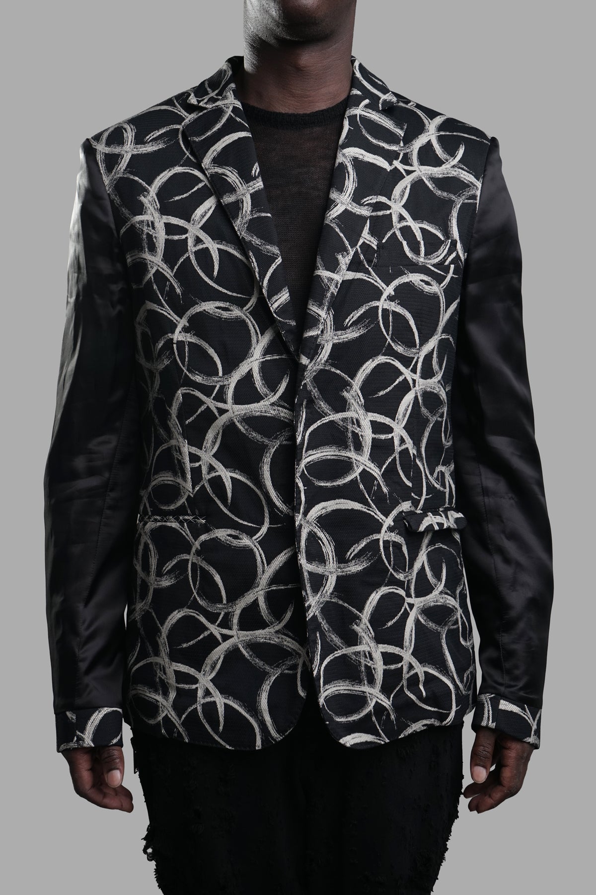 Graphic-print Blazer