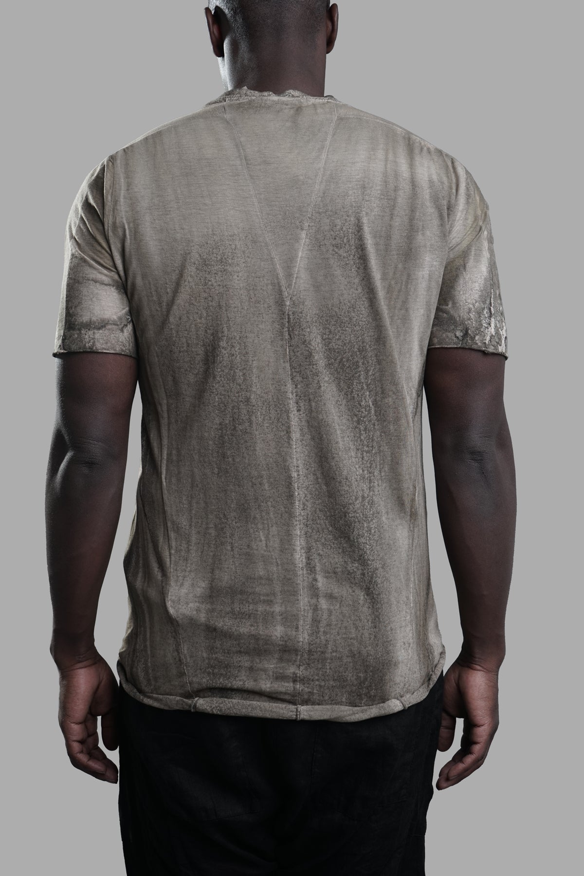 Distressed Cotton T-shirt