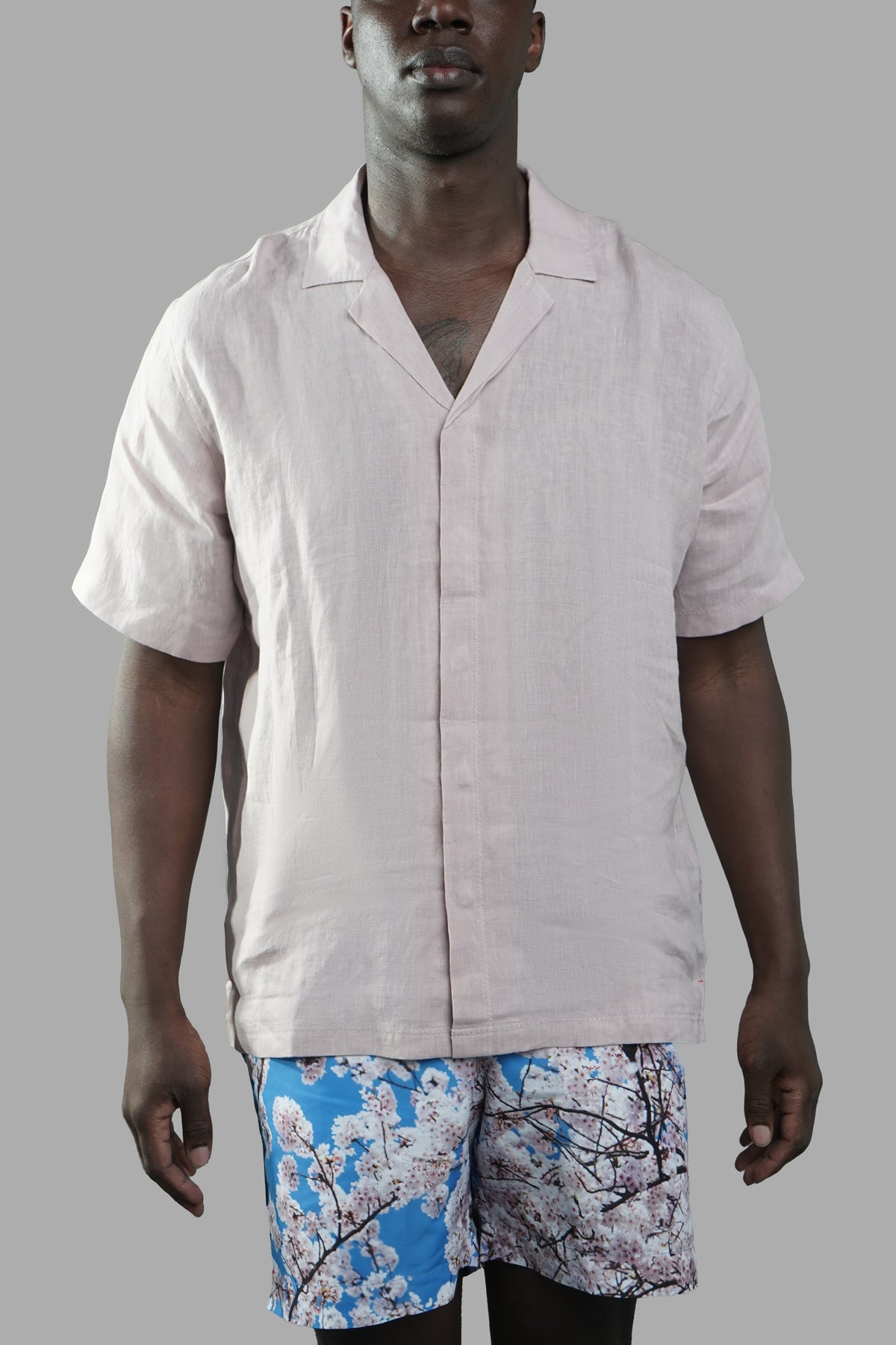 Capri Collar Linen Shirt