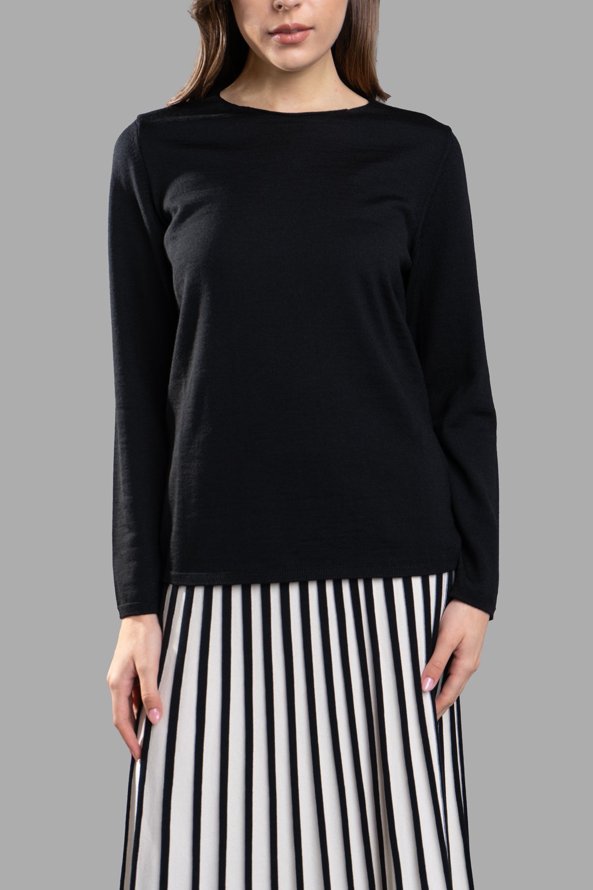 Fine-Knit Jumper