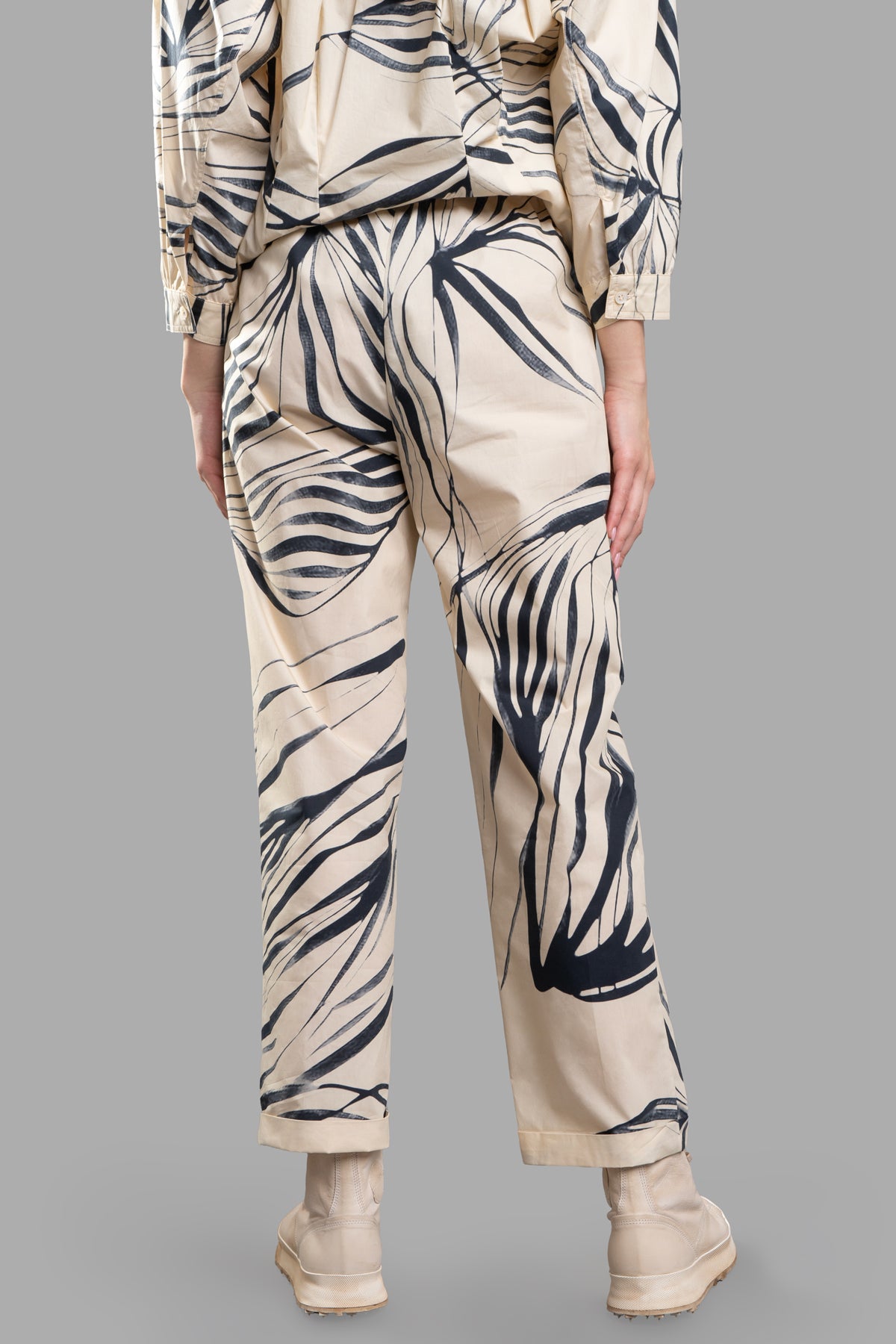 Tropical-print Trousers