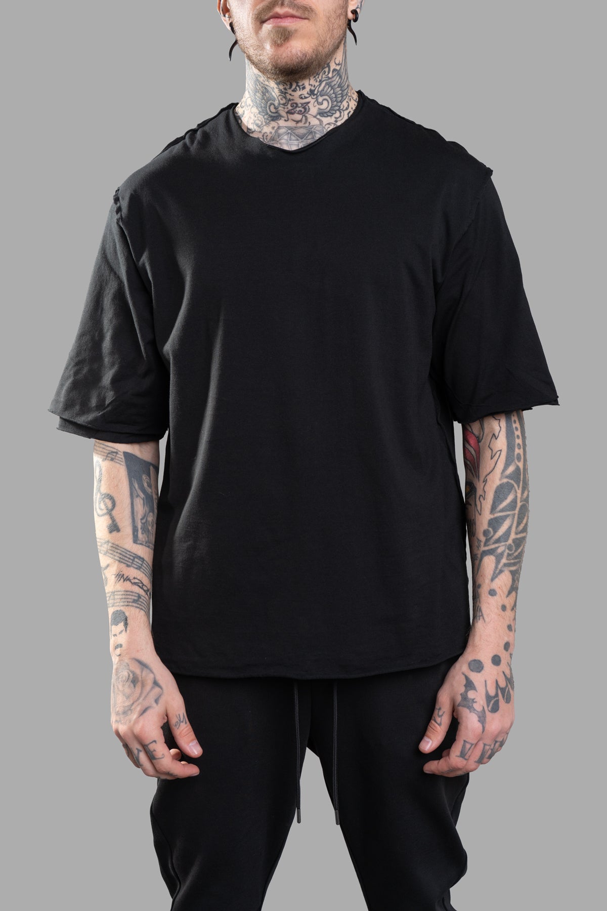 Black Layered T-shirt