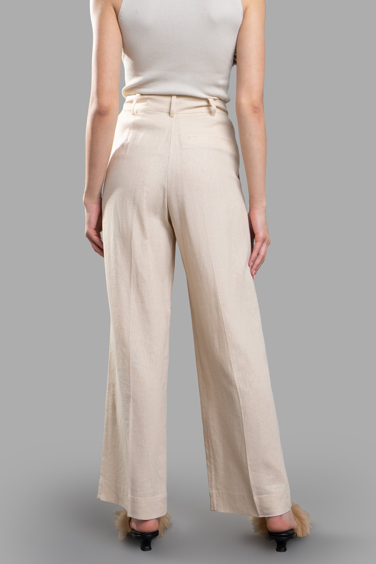 High-waisted Trousers