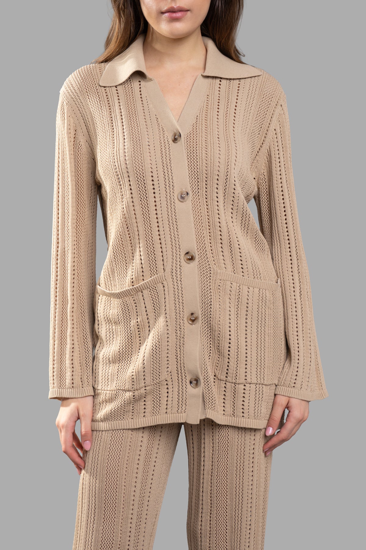 Open-knit Cardigan