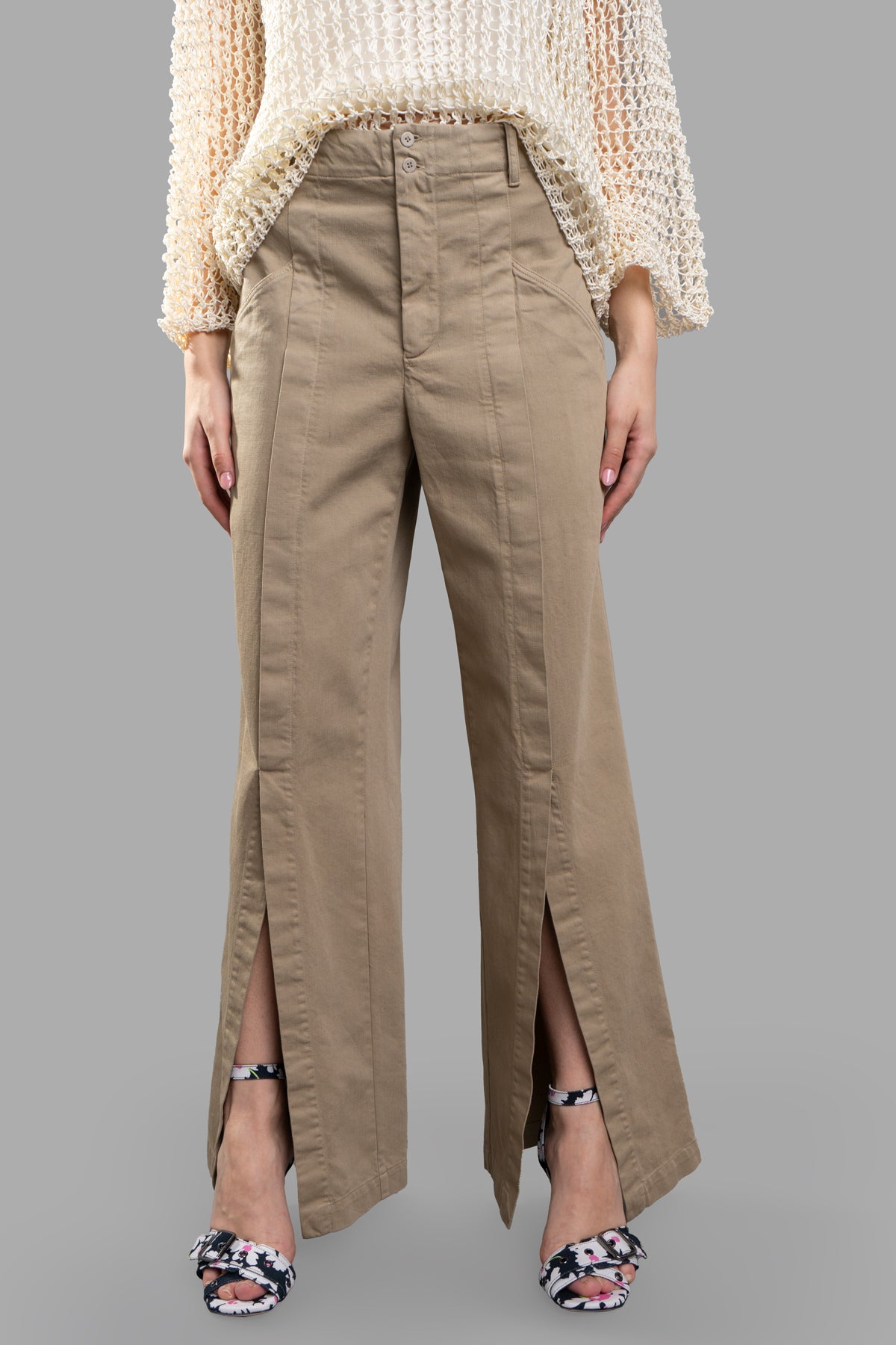 Denim Palazzo Pants