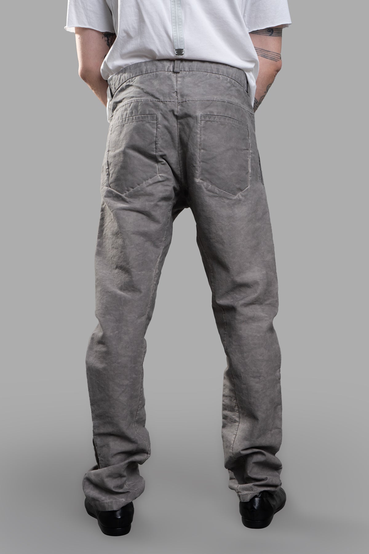 Crease-effect Trousers