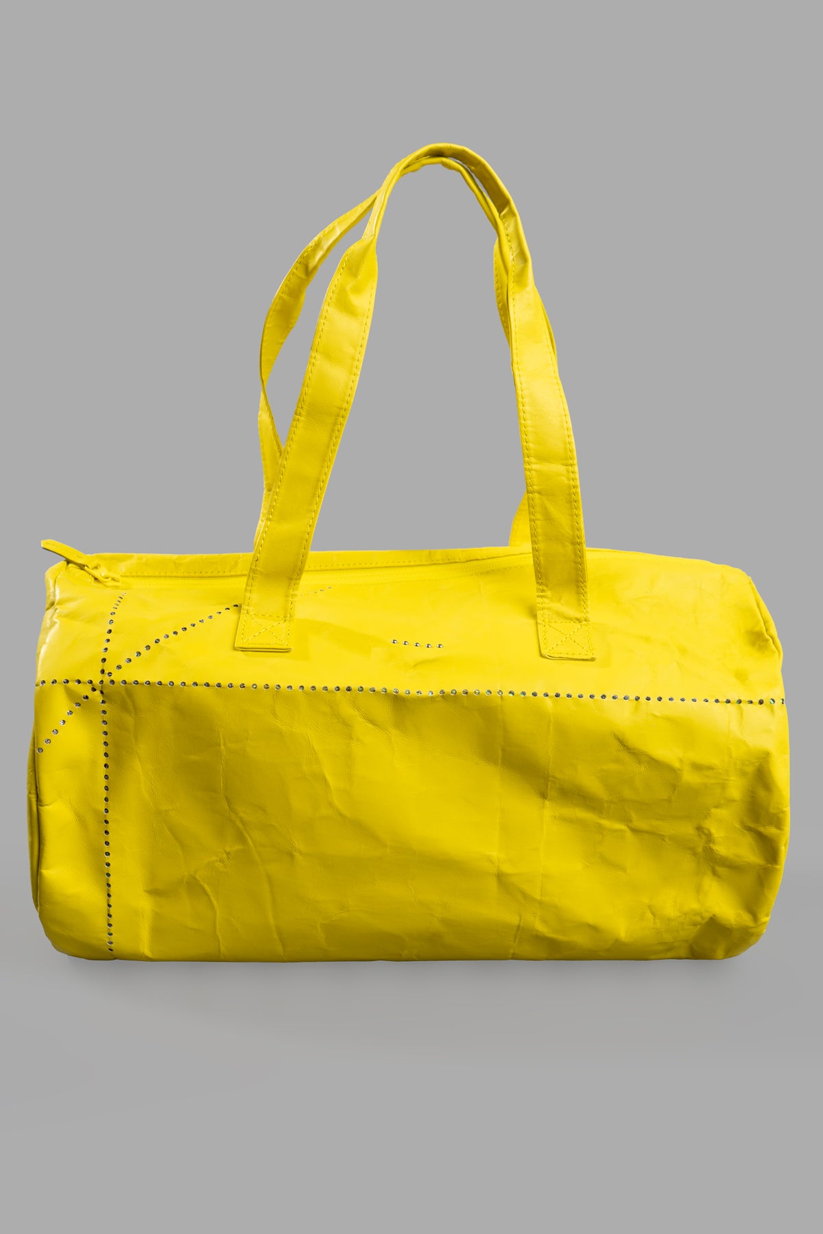 Crinkled Boston Bag