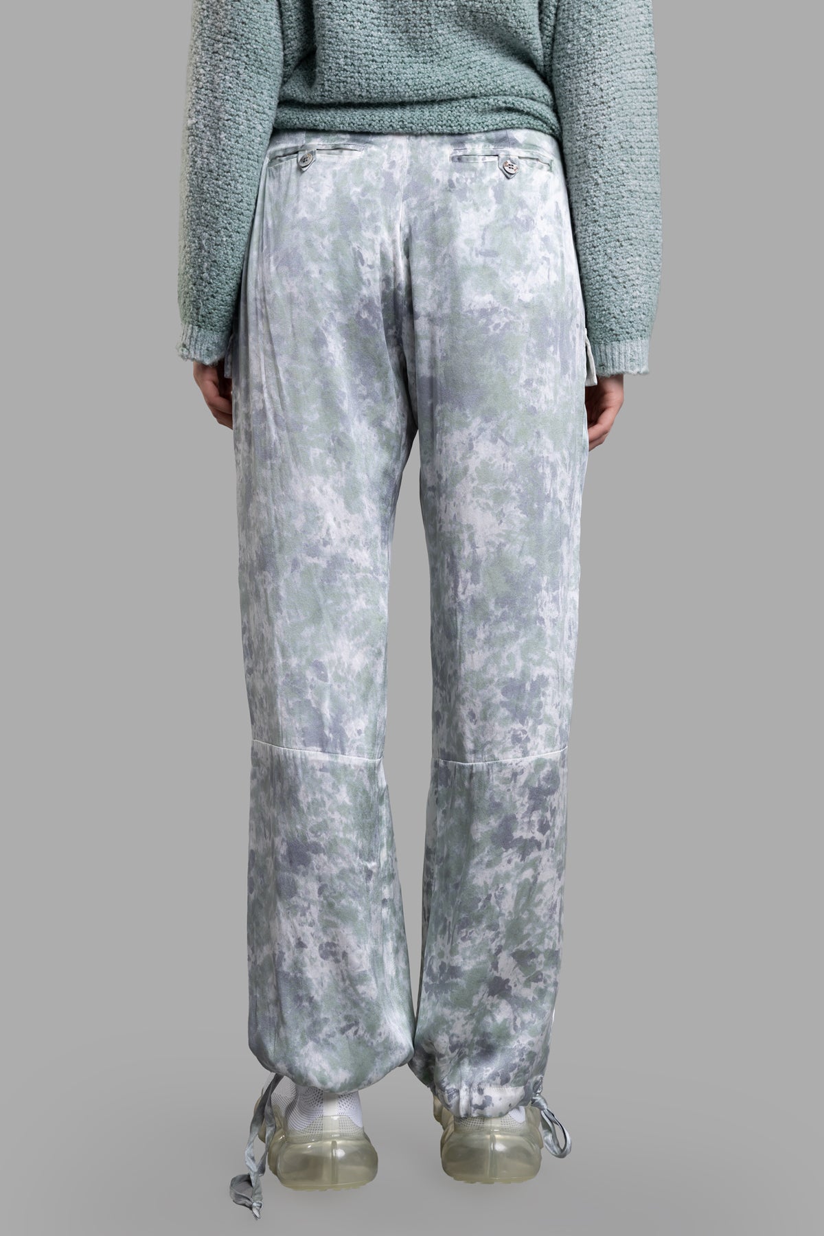 Silk Cargo Pants