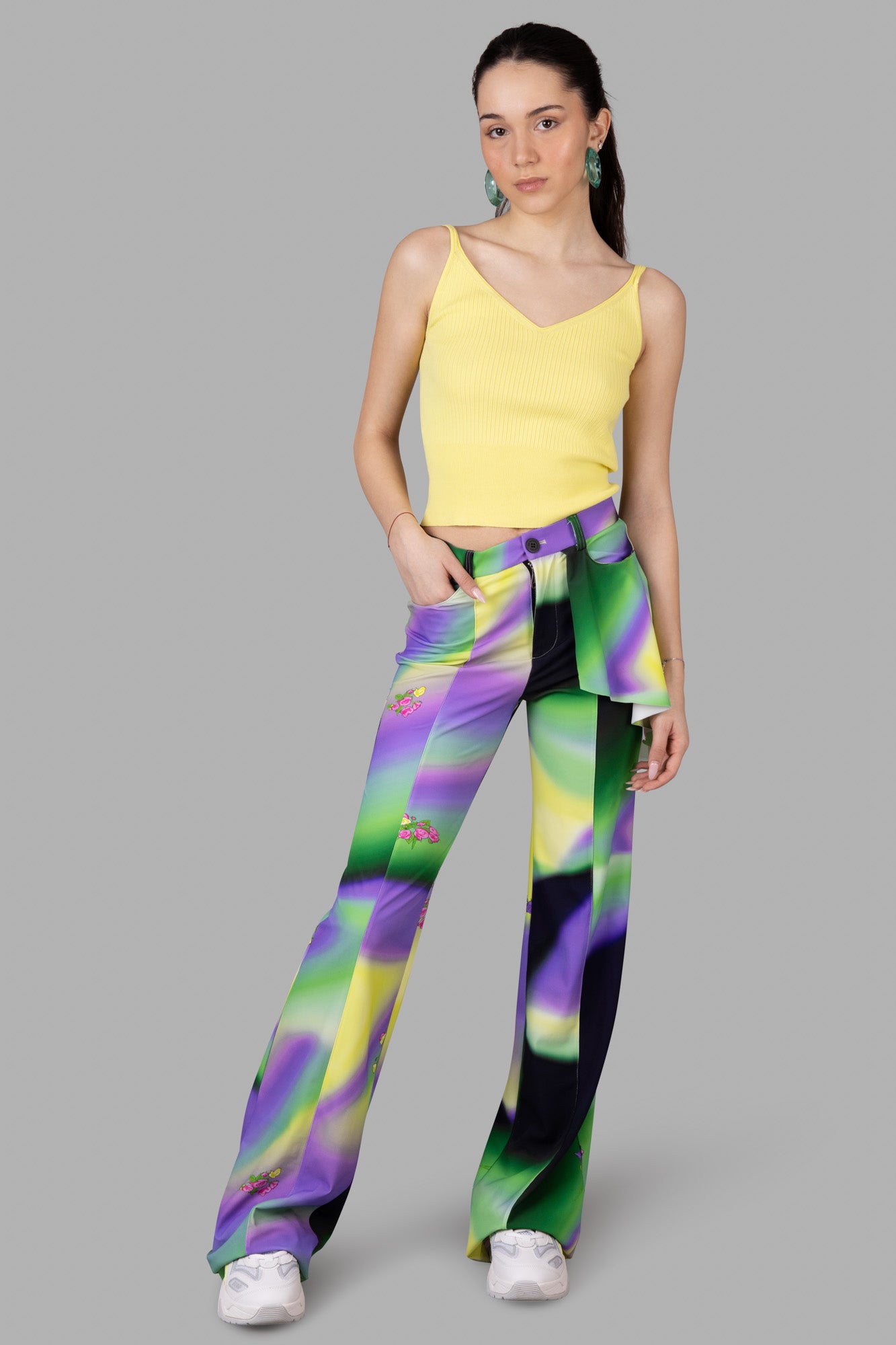 Ombré Print Trousers