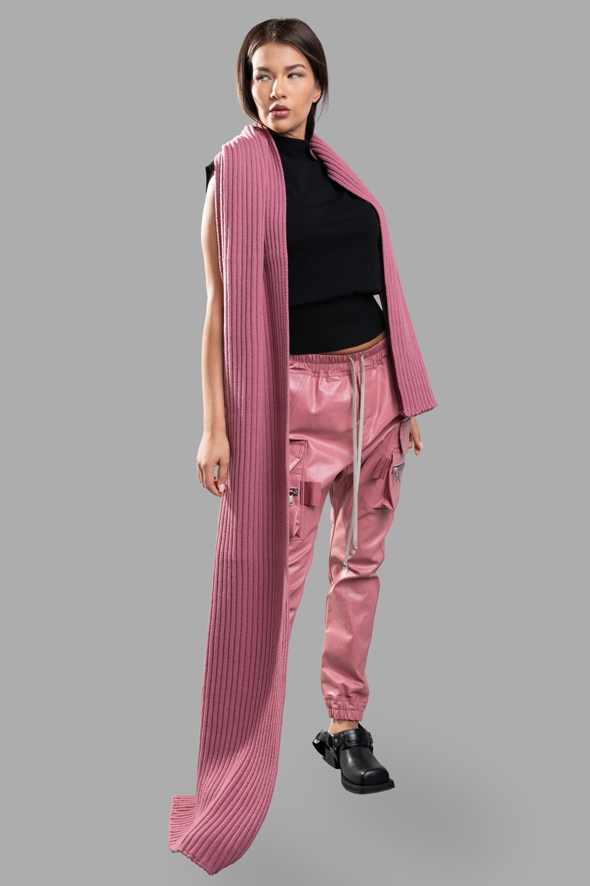 Coated Cargo Pants