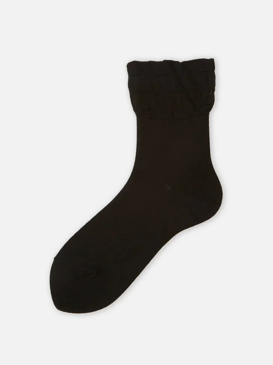 Fine Rayon Silk Ankle Socks