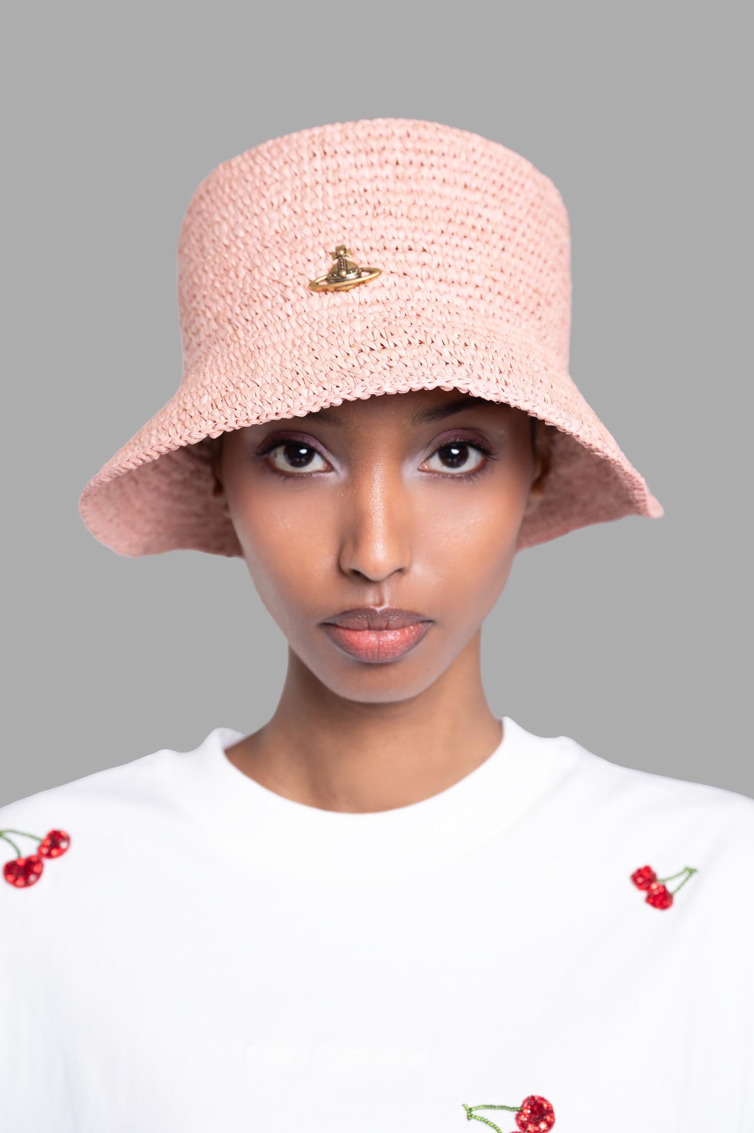 Orb Raffia Bucket Hat