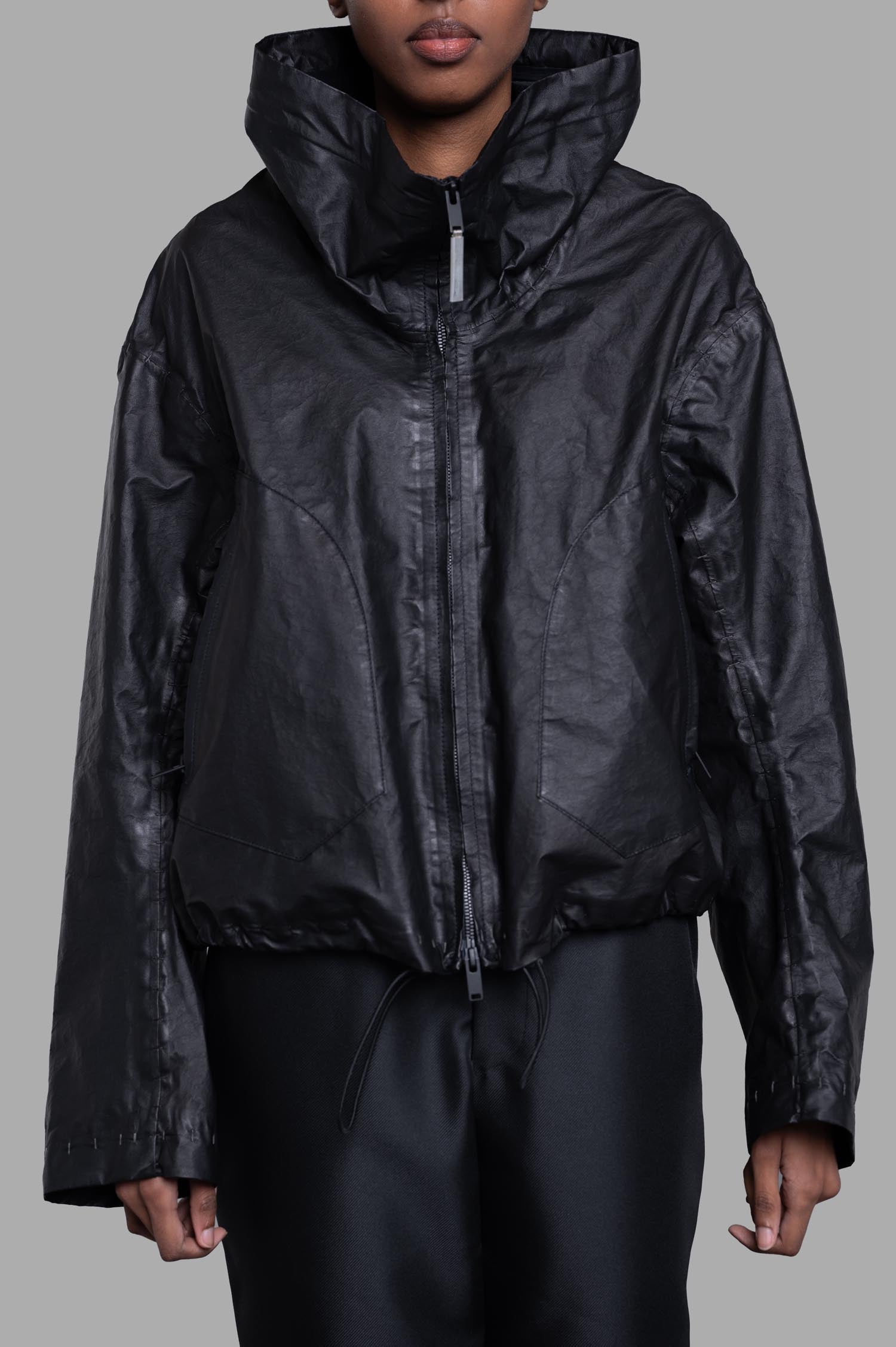 Cropped Windbreaker Jacket