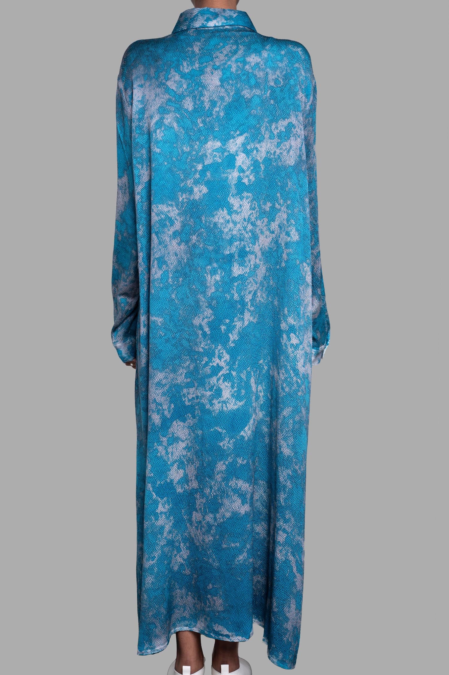 Abstract-print Shirt Dress