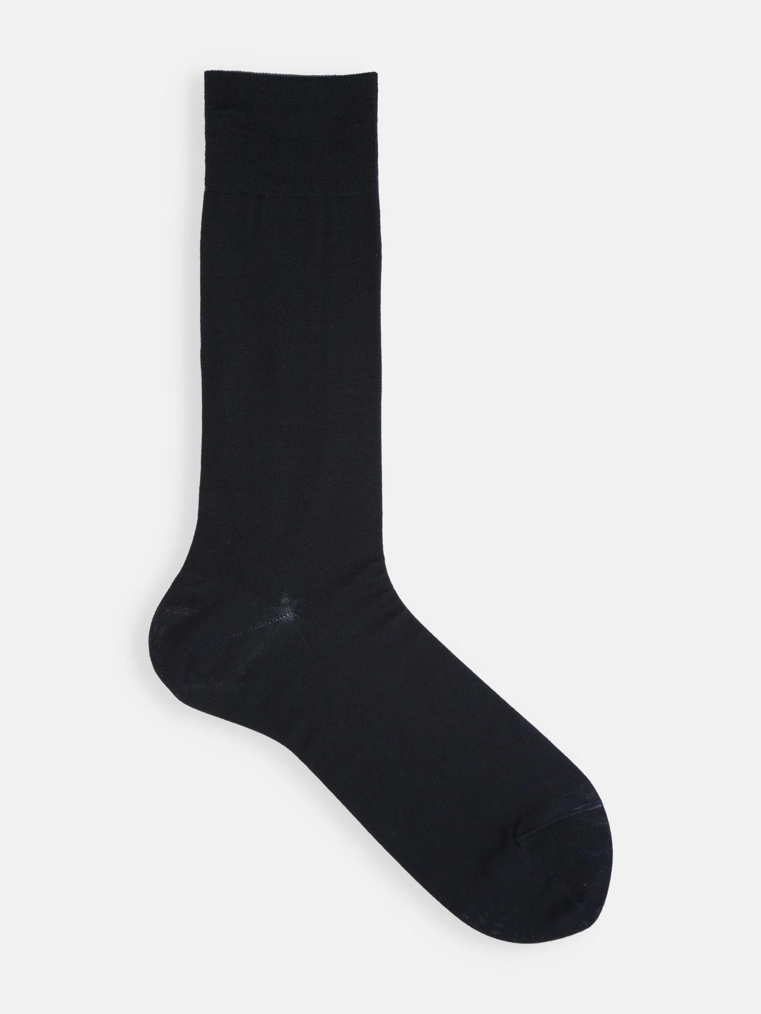 Supima Cotton Plain Mid-Calf Socks