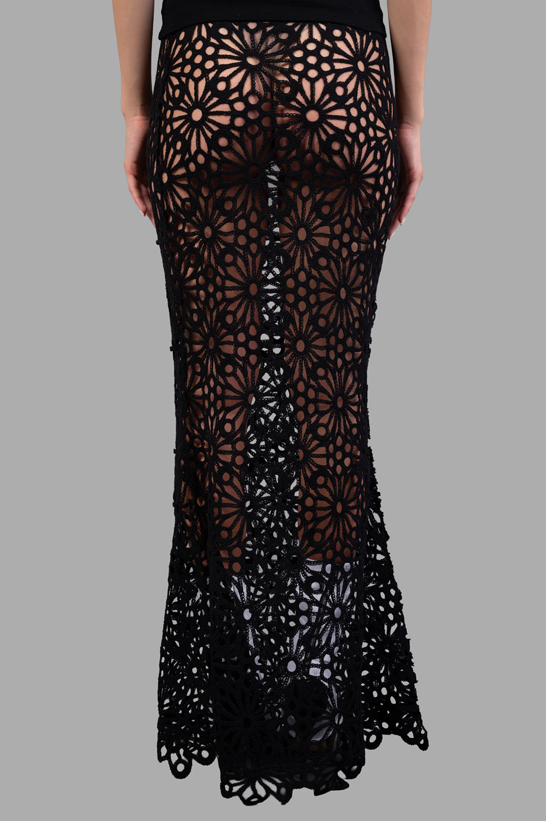 【Anyone more】Irumi incision long skirt Anyone more】Irumi incision long skirt Long Skirts Woven