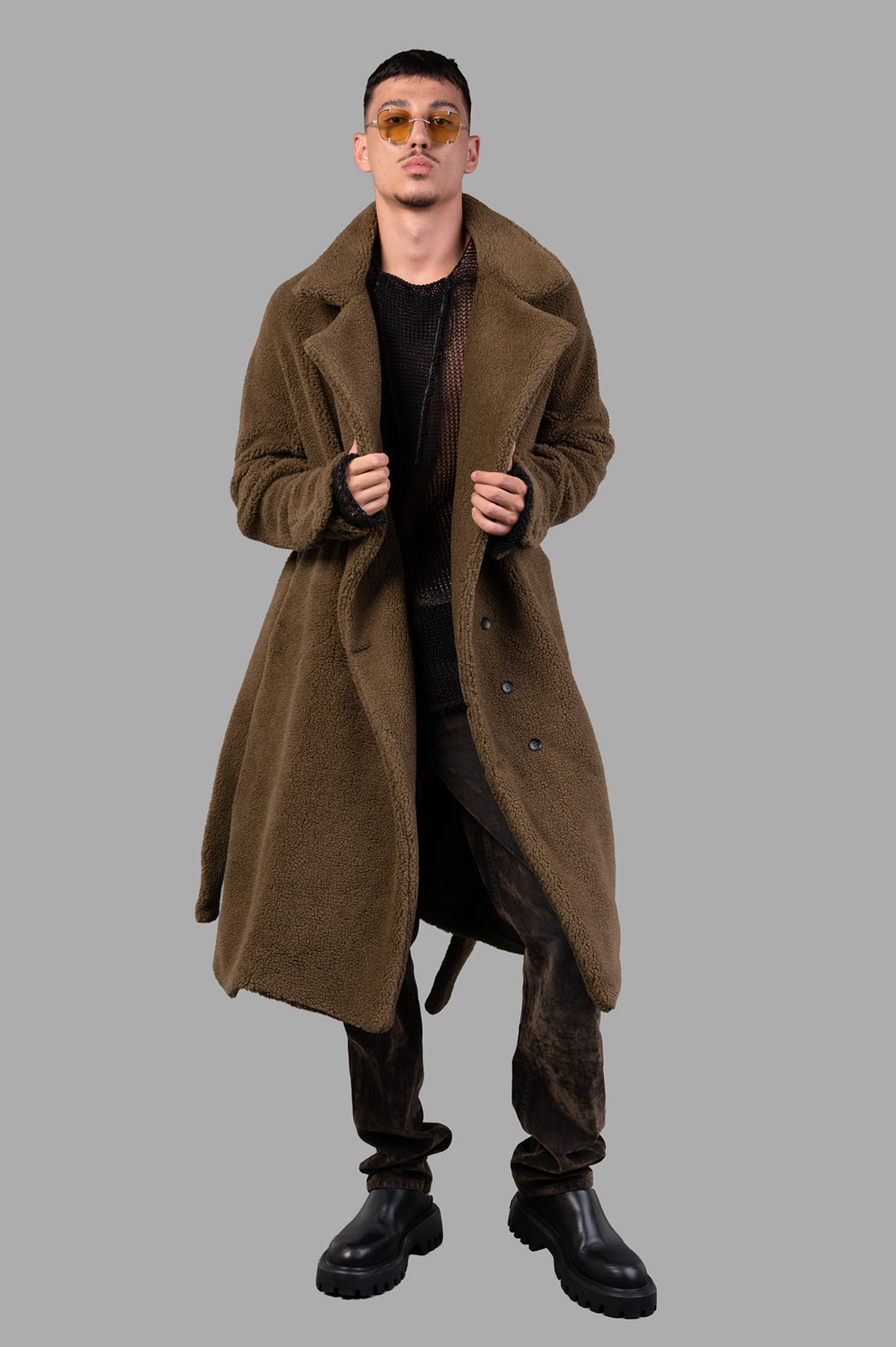 Double-breasted Teddy Bear Coat