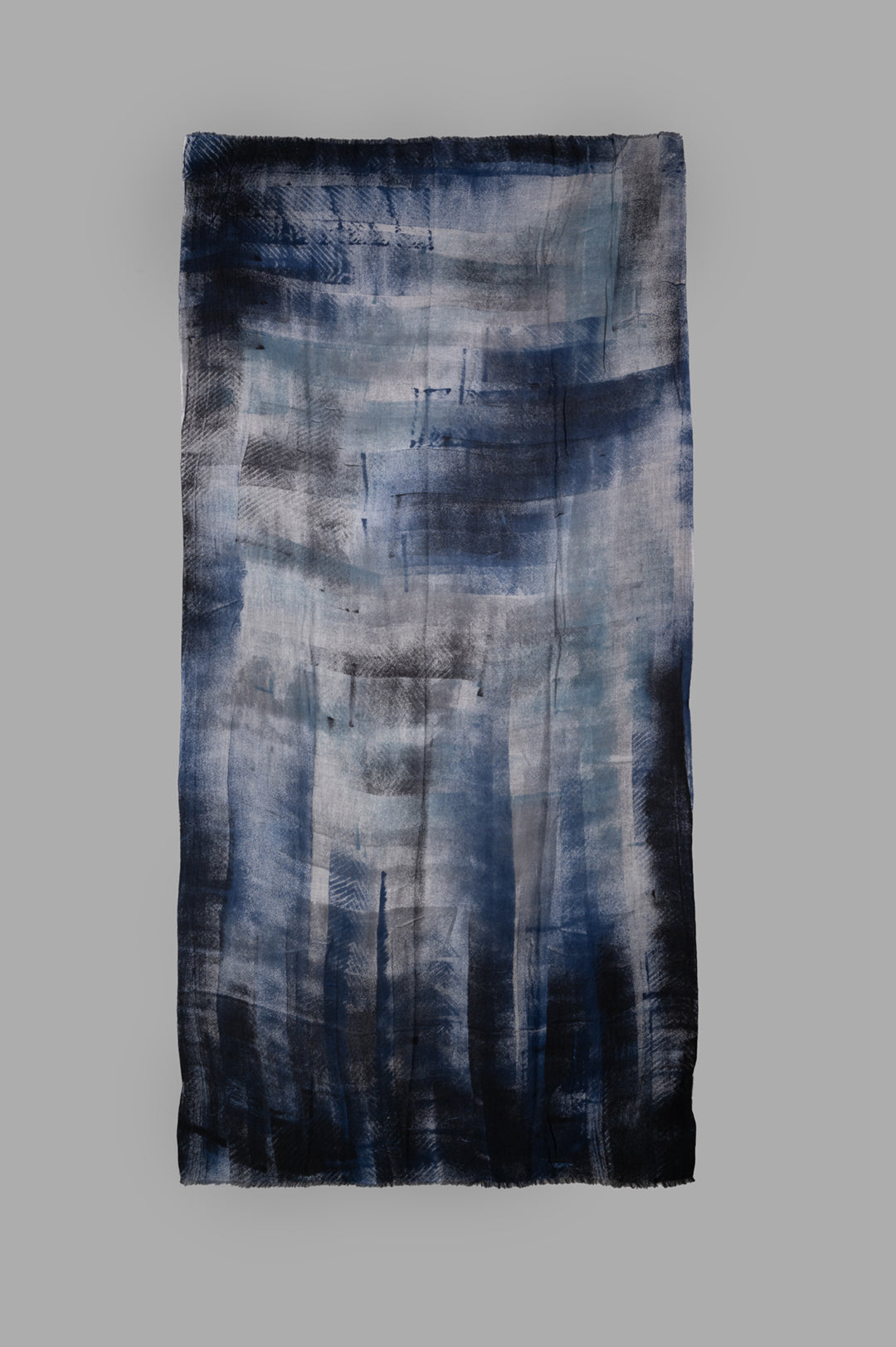 Graphic-print Scarf in Blue