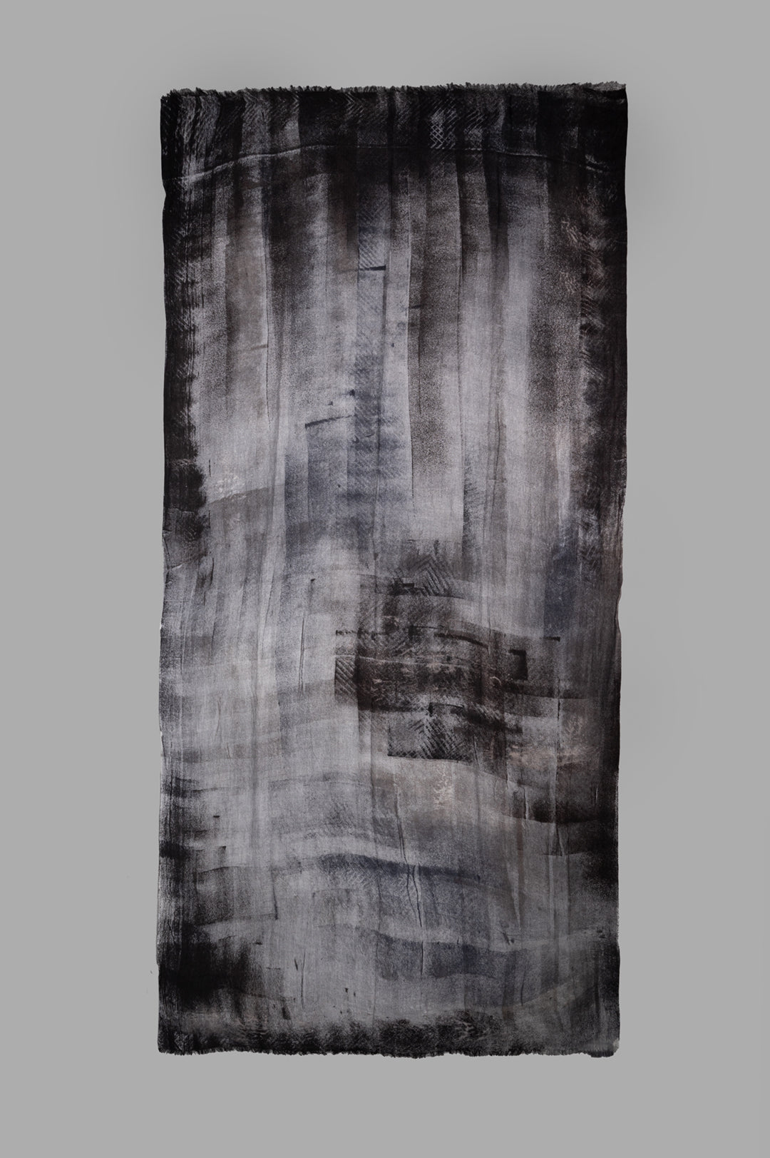 Graphic-print Scarf in Black