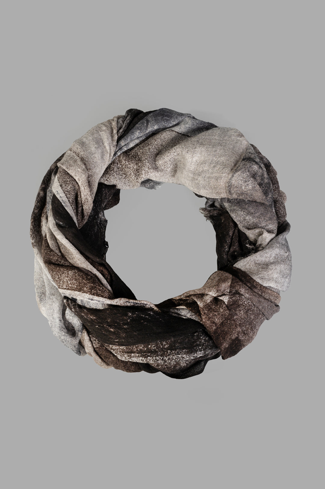 Graphic-print Scarf in Black