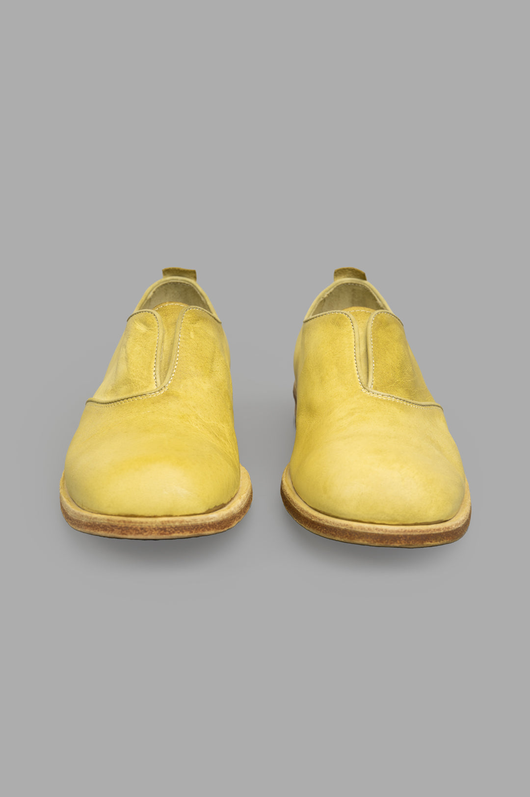 Lime Leather Shoes