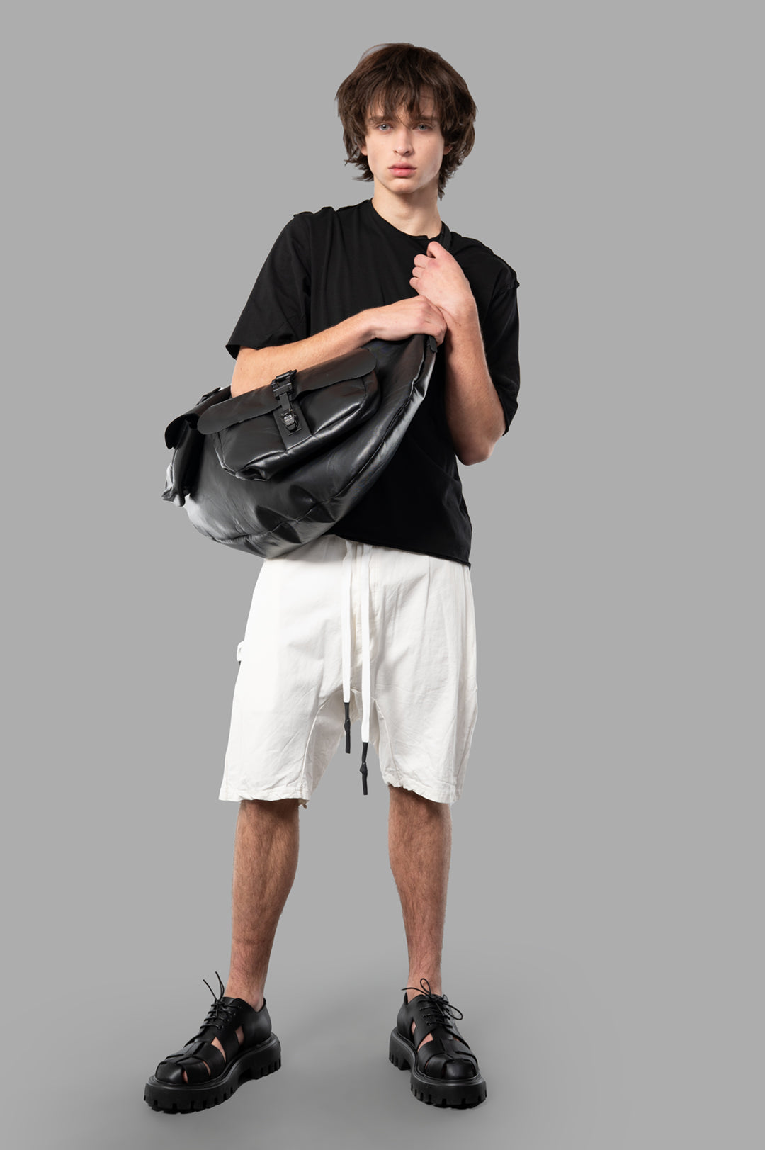 White Drawstring Shorts