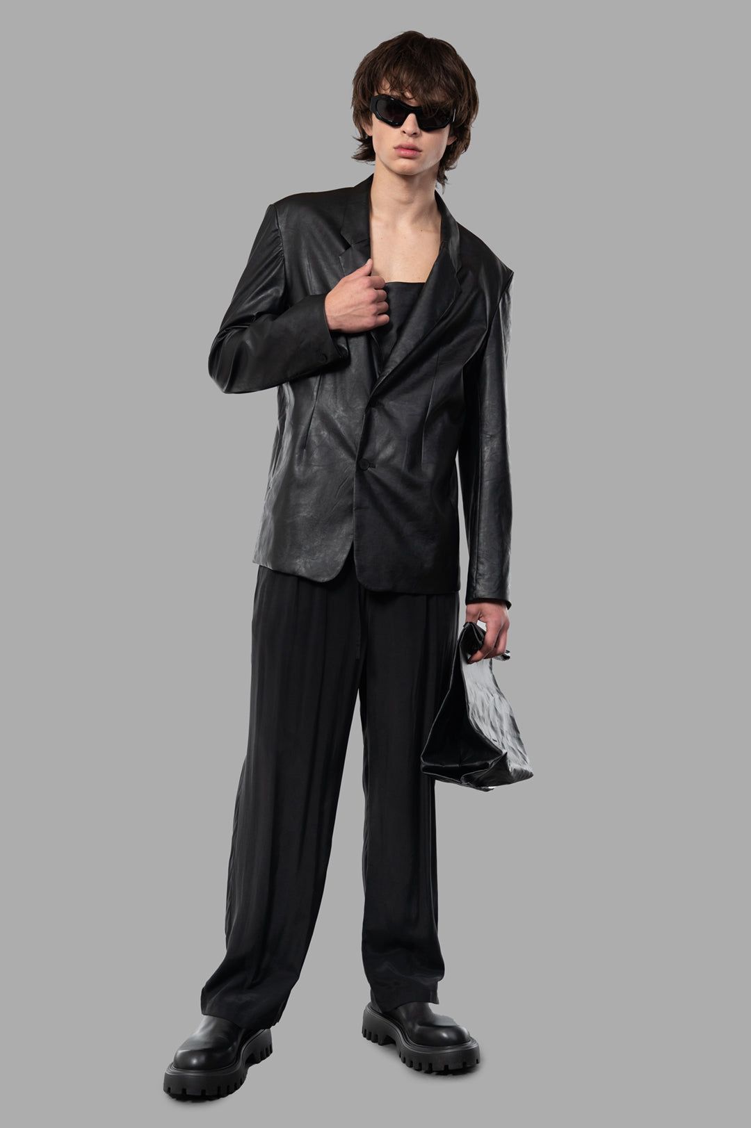 Synthetic Leather Jacket