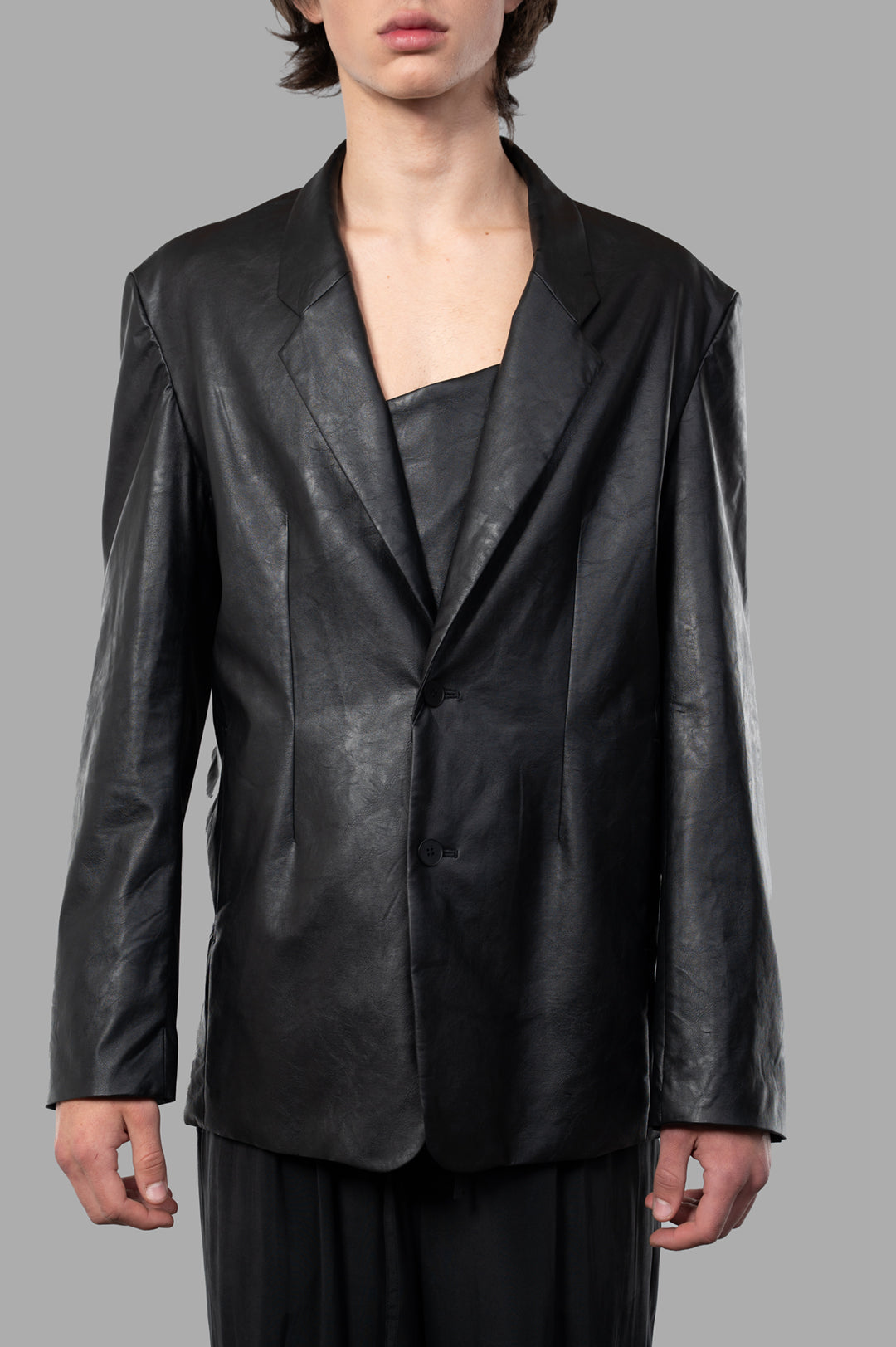 Synthetic Leather Jacket