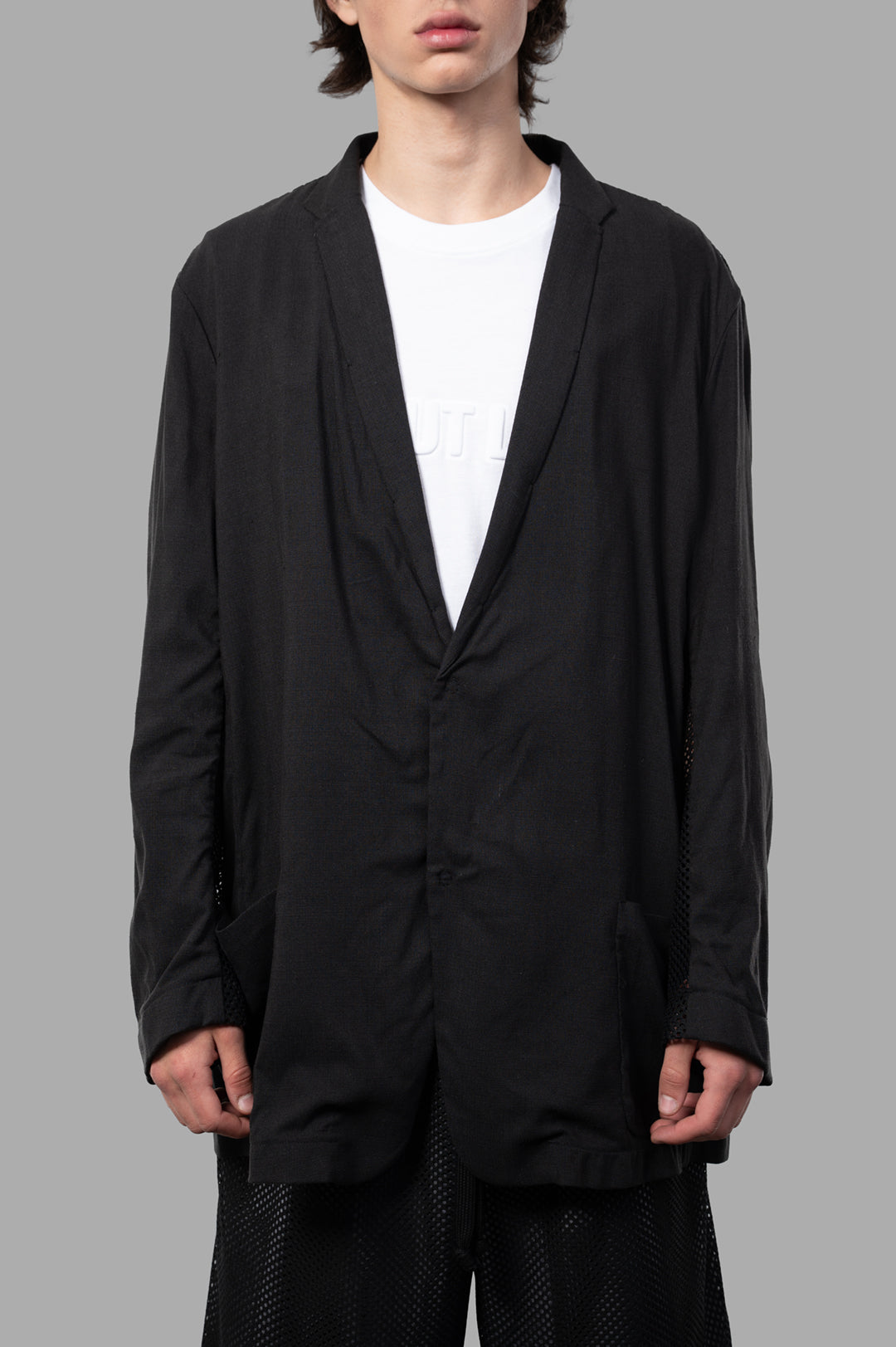 Semi-transparent Blazer