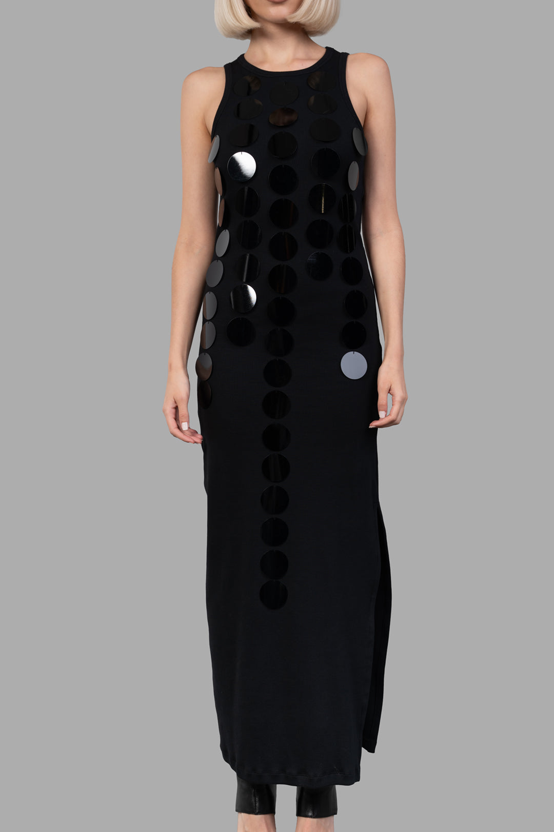 Disc-embellished Dress