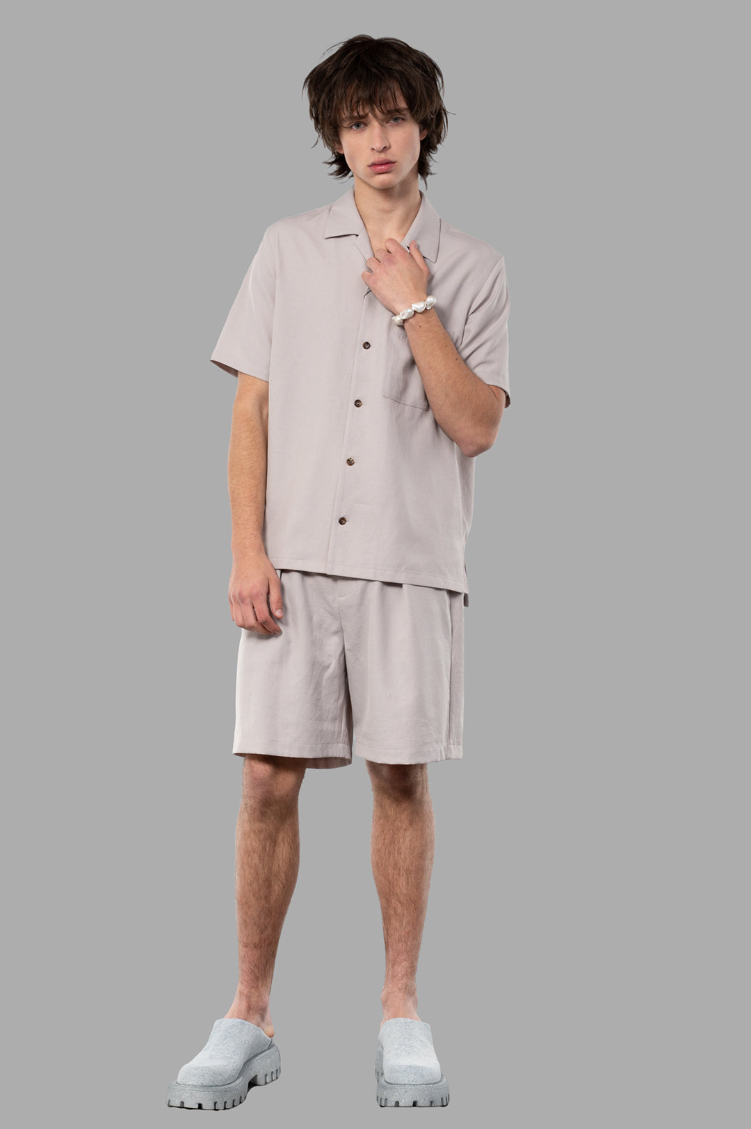 Regular-collar Shirt