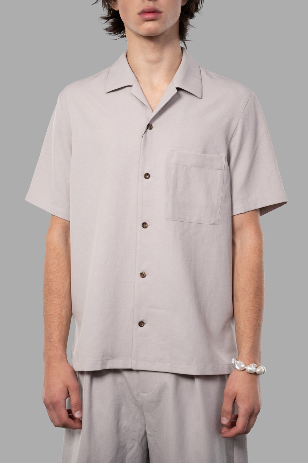 Regular-collar Shirt