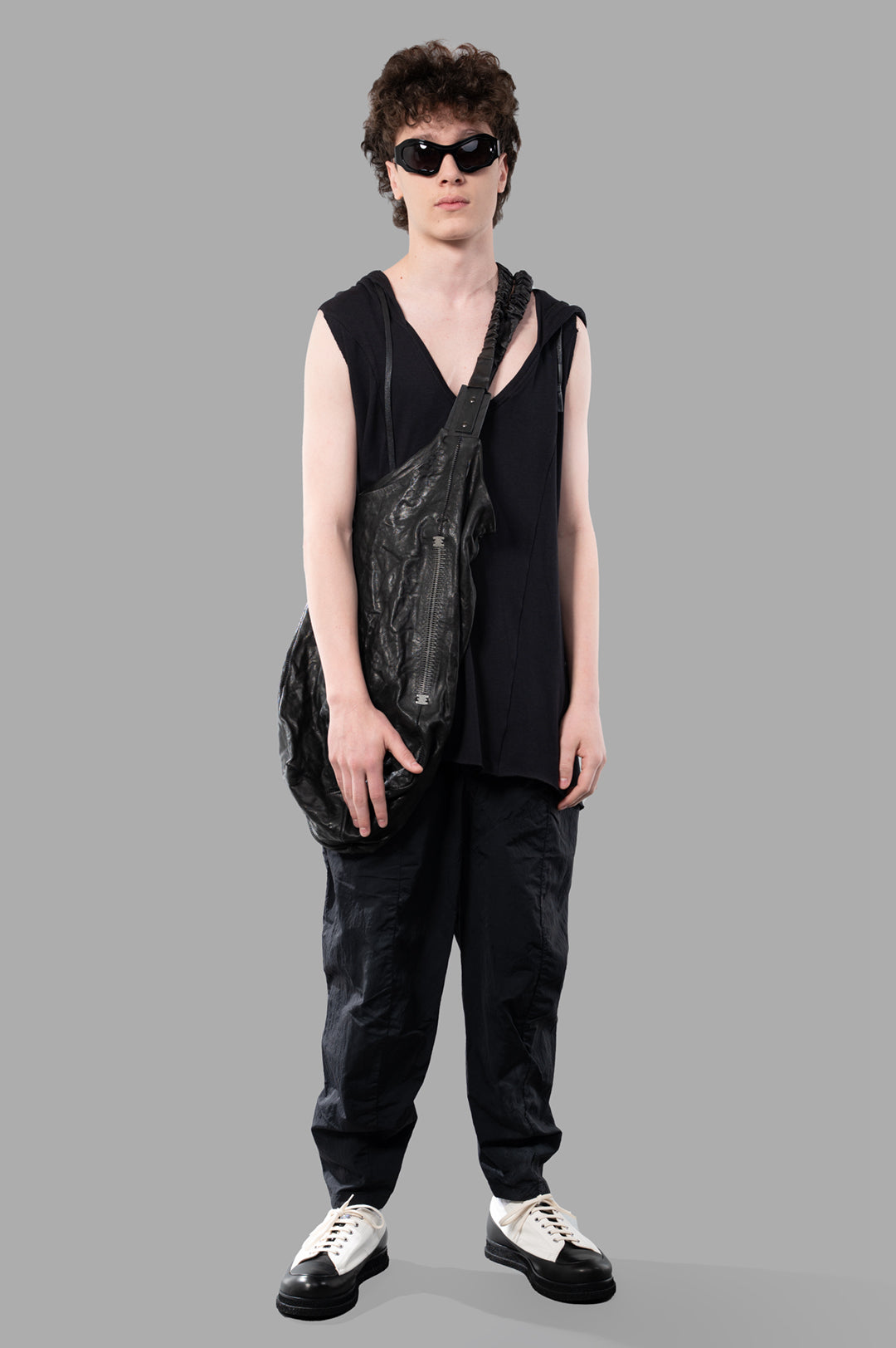 Light Rib Hooded Cutoff