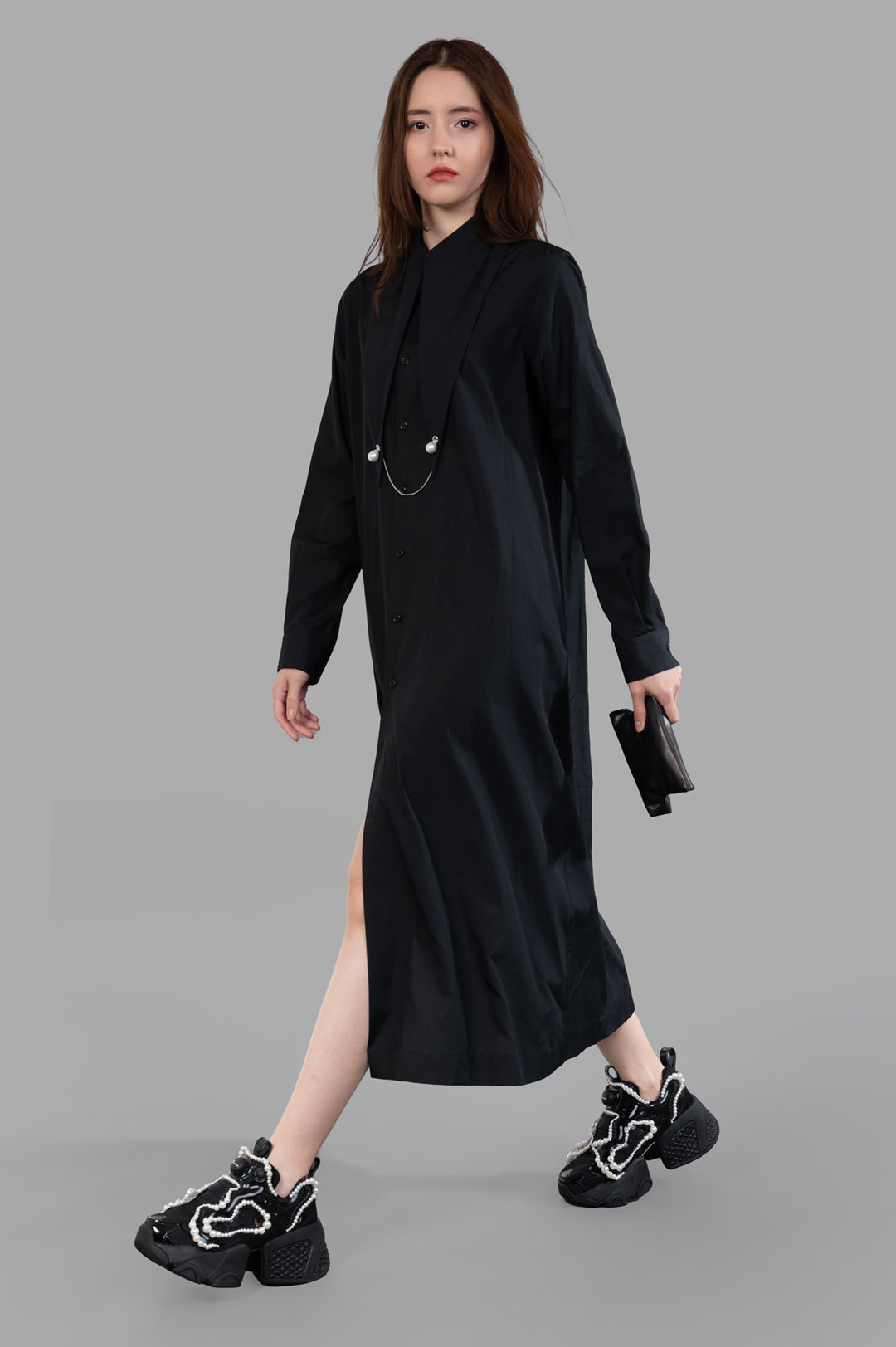 noir kei ninomiya ジョーゼットスウェット XS noir kei ninomiya ジョーゼットスウェット XS