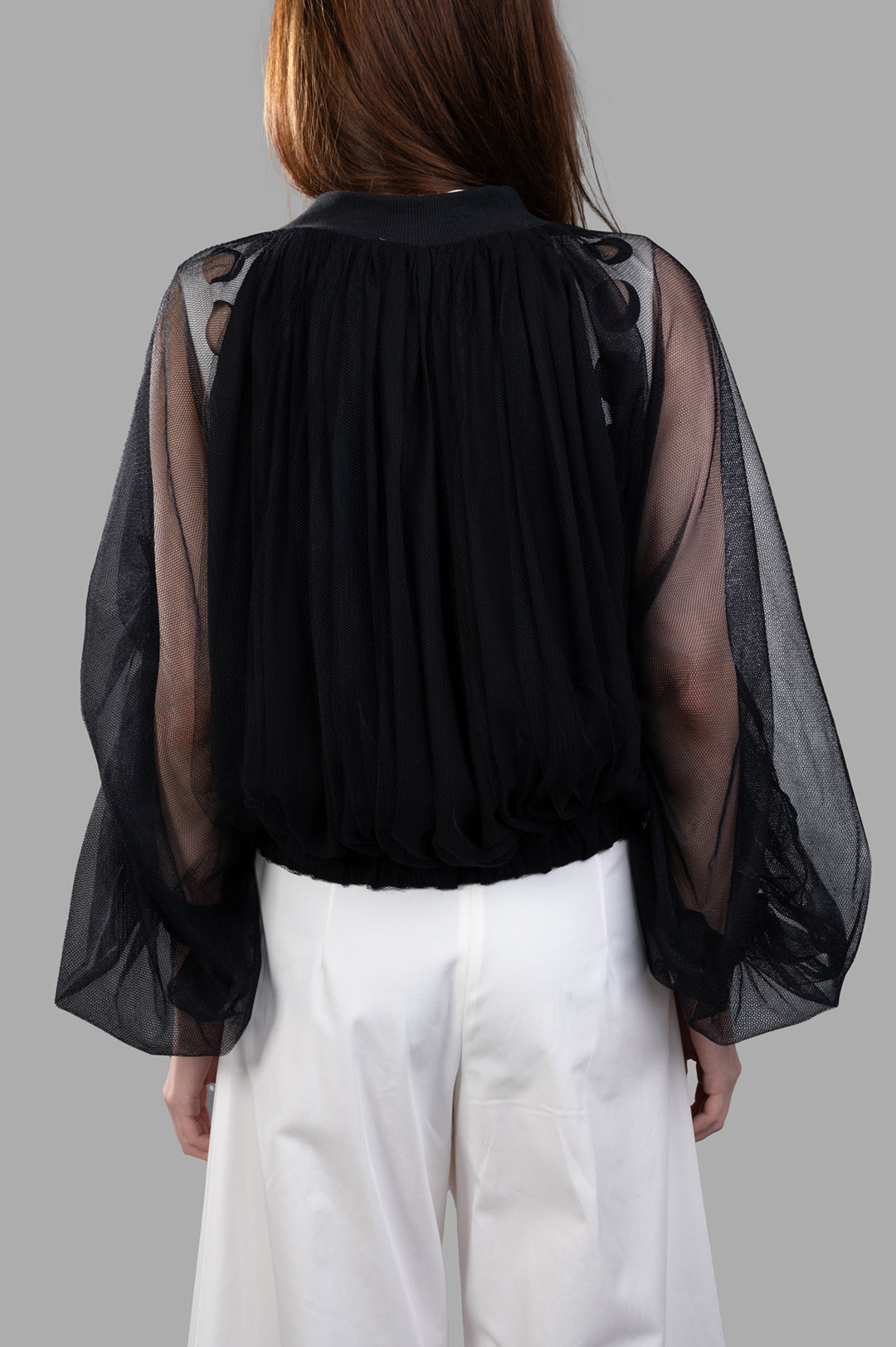 Mesh Bomber Jacket