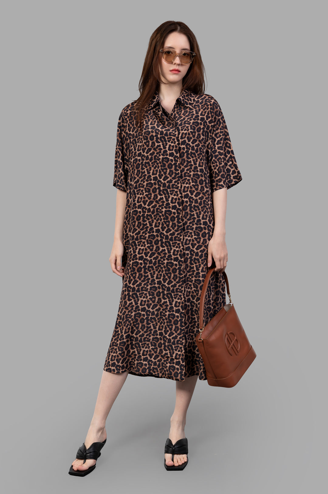 Julia Leopard Dress