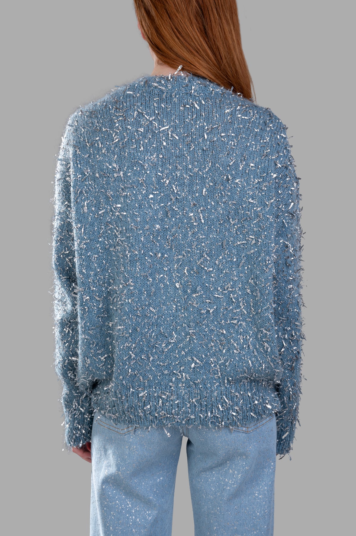 Lamé Thread Sweater