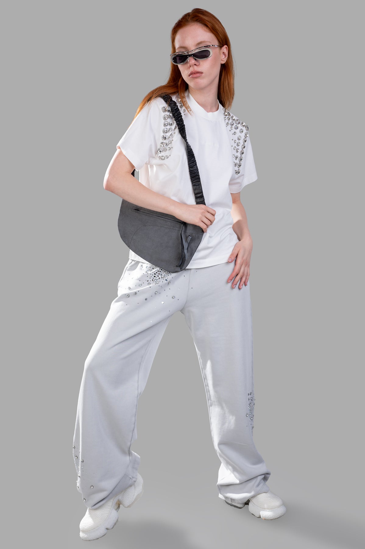 Cold-Dye Track Pants
