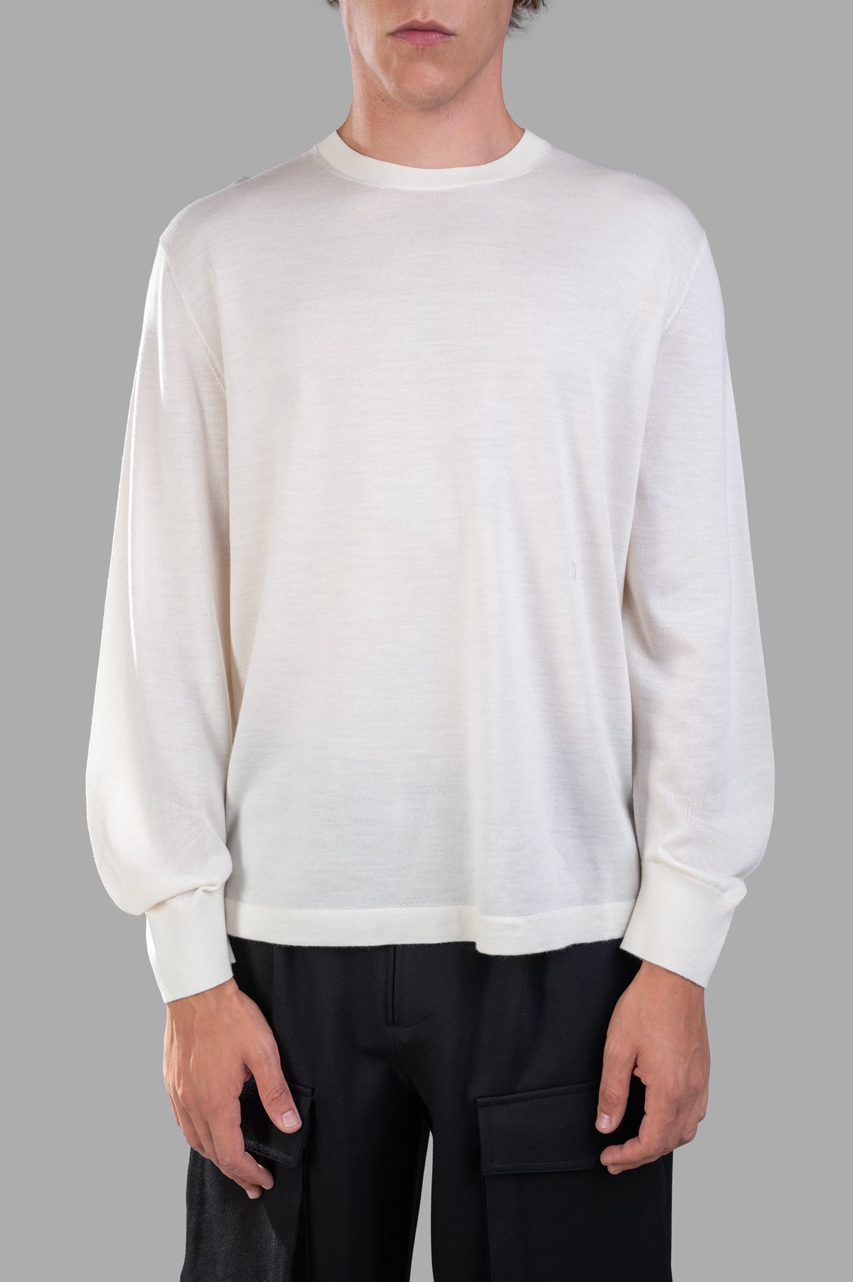 Curved Sleeve Sweater