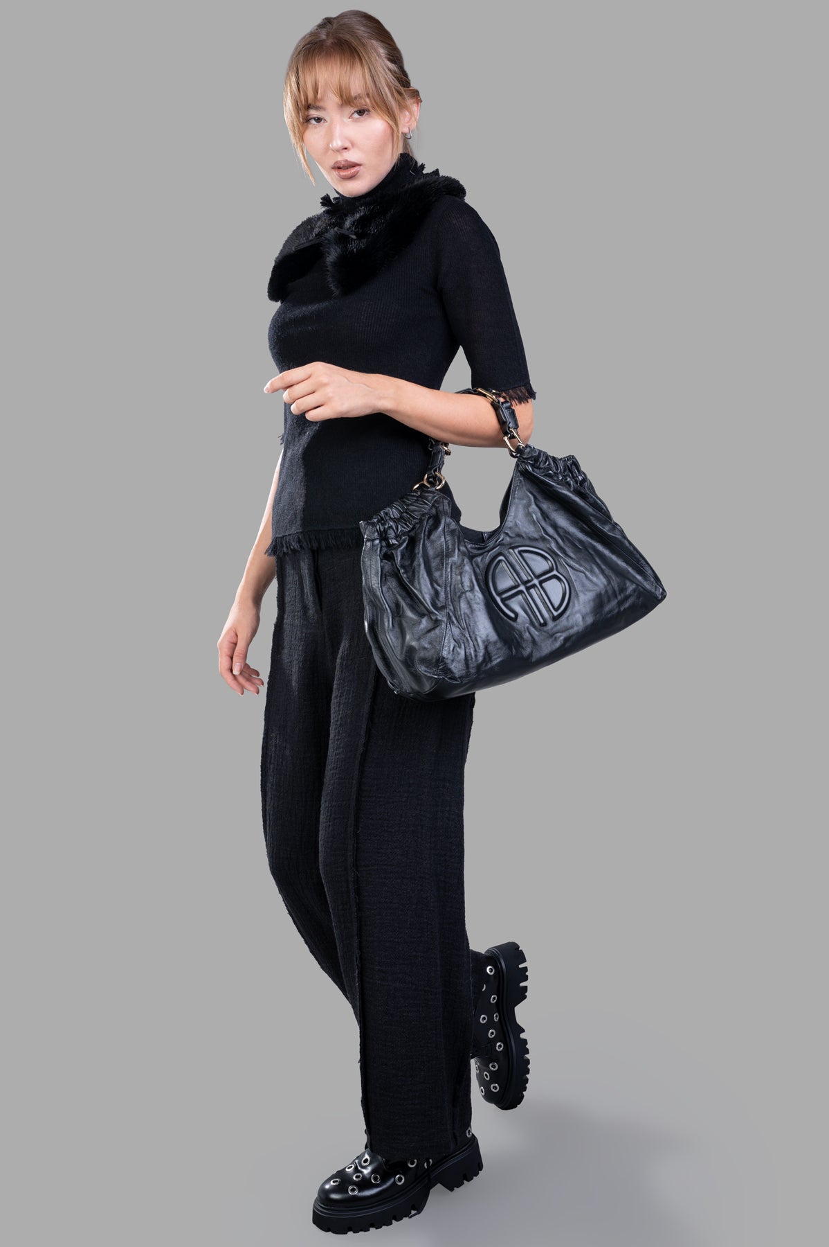 Textured Trousers