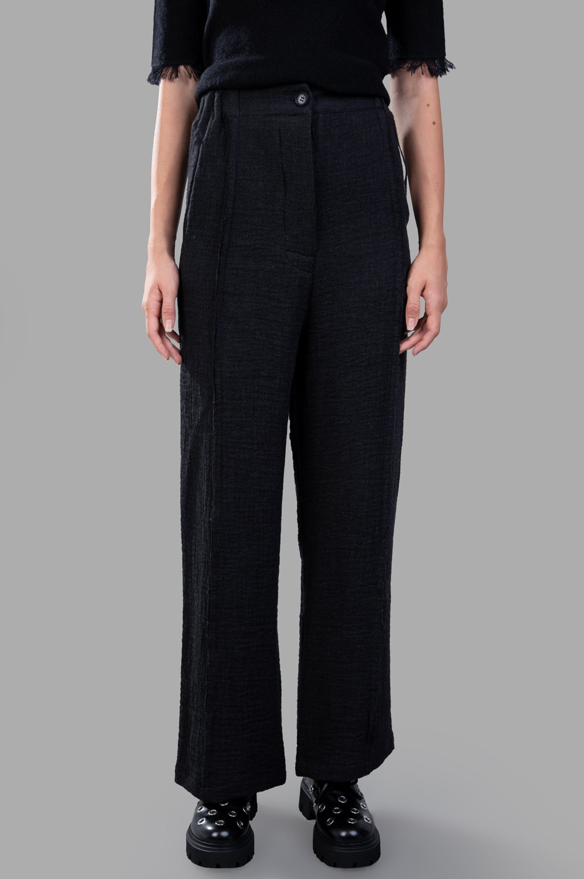 Textured Trousers