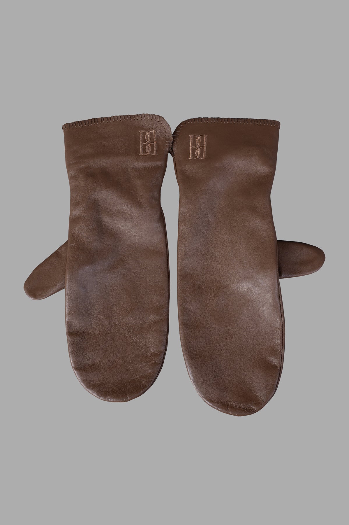 Ginnyl Leather Mittens