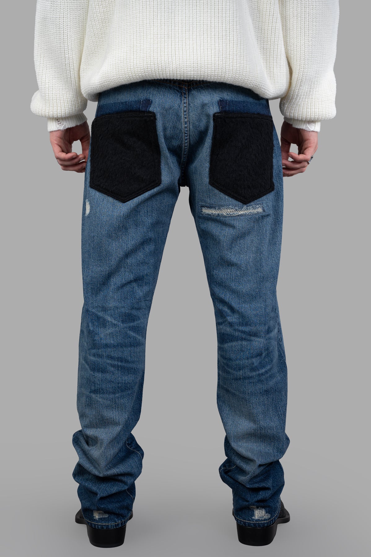 Indigo Distressed Jeans