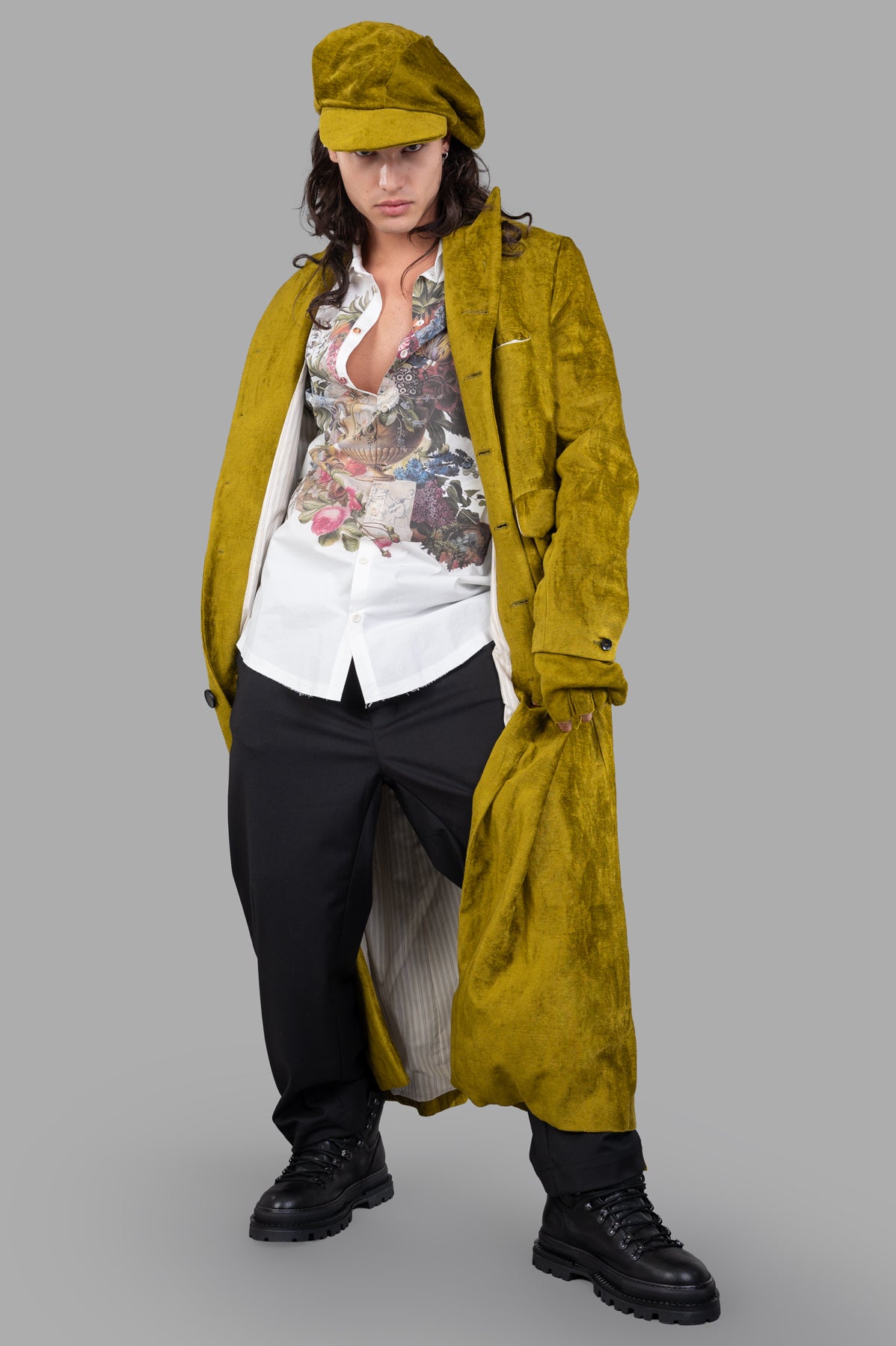 Mustard Maxi Coat